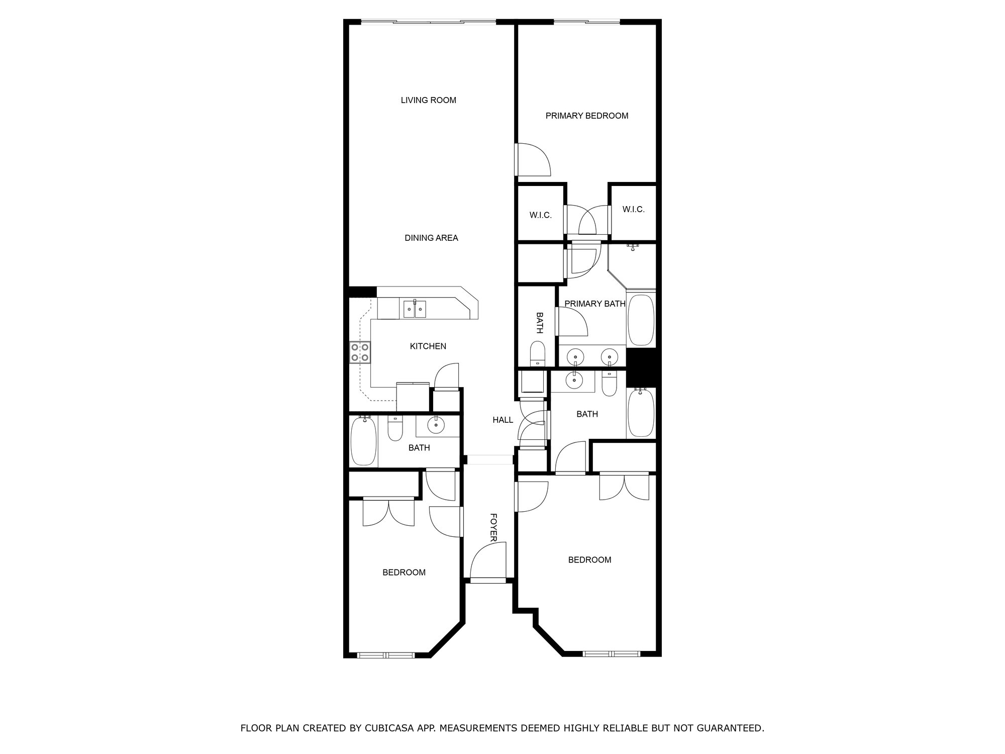 black and white floorplan